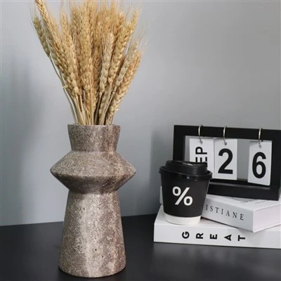 Vaso grotta grigio argento-